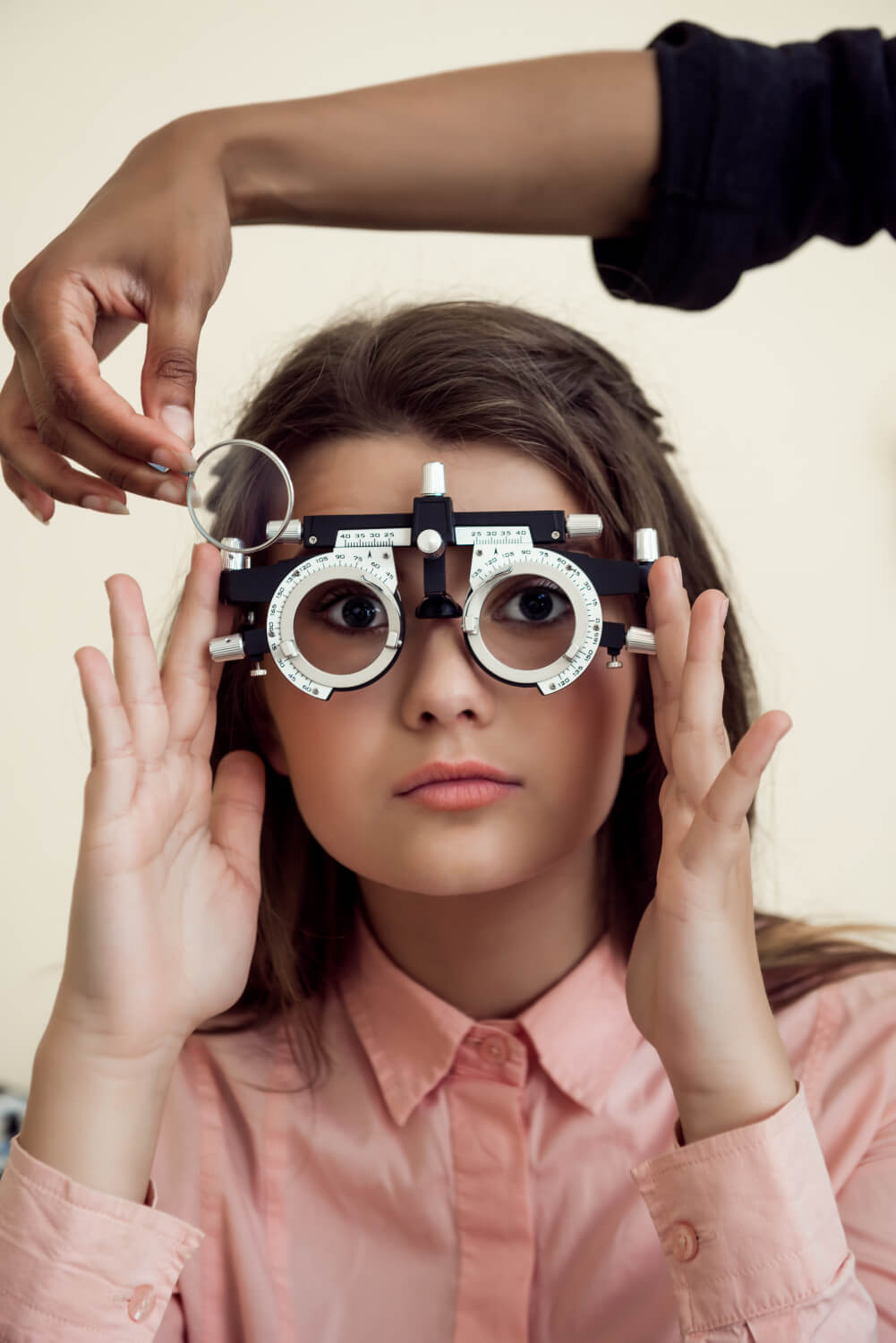 Family eye exam — children's vision care